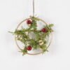 Artificial Plant 17*17cm Christmas wreath GS-54024080 2025Jan YeahFlower is one of Chinese leading OEM manufacturers and exporters , supplying the silk flowers, wholesale artificial trees