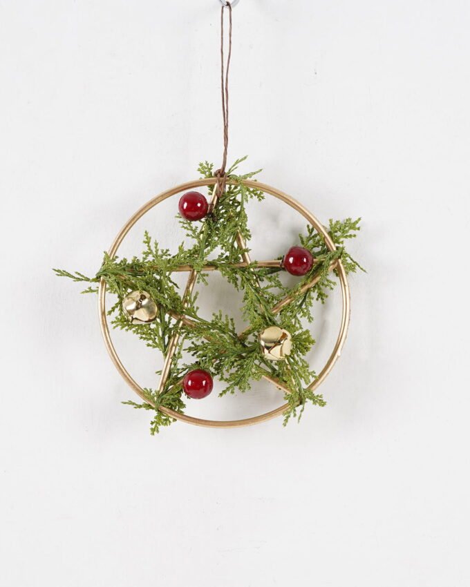 Artificial Plant 17*17cm Christmas wreath GS-54024080 2025Jan YeahFlower is one of Chinese leading OEM manufacturers and exporters , supplying the silk flowers, wholesale artificial trees