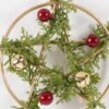 Artificial Plant 17*17cm Christmas wreath GS-54024080 2025Jan YeahFlower is one of Chinese leading OEM manufacturers and exporters , supplying the silk flowers, wholesale artificial trees