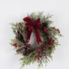 Artificial Plant 40*40cm Christmas wreath GS-54024093-40 2025Jan YeahFlower is one of Chinese leading OEM manufacturers and exporters , supplying the silk flowers, wholesale artificial trees