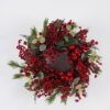 Artificial Plant 40*40cm Christmas wreath GS-54024093-40 2025Jan YeahFlower is one of Chinese leading OEM manufacturers and exporters , supplying the silk flowers, wholesale artificial trees