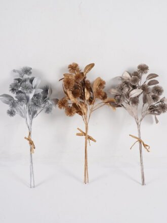 Artificial Plant 15*15*31cm Fruit *3 bundle GS-51624035 2025Jan 3,000+ sqm showroom with thousands of artificial flowers, plants & trees ready for global sourcing.