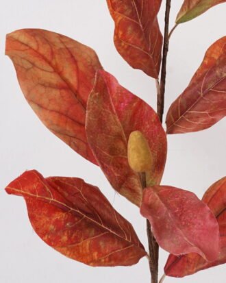 Artificial Plant 15*15*61cm Magnolia leaf single stem GS-71224044-R1 2025Feb YeahFlower is one of Chinese leading OEM manufacturers and exporters , supplying the silk flowers, wholesale artificial trees