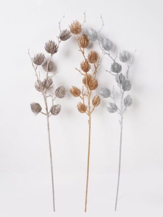 Artificial Plant 15*15*65cm Pinaceae single stem GS-51624038-S1 2025Jan 3,000+ sqm showroom with thousands of artificial flowers, plants & trees ready for global sourcing.