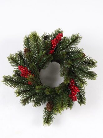 Artificial Plant 16*8*28cm Christmas apple GS-33524003KIK 2025Mar YeahFlower is one of Chinese leading OEM manufacturers and exporters , supplying the silk flowers, wholesale artificial trees