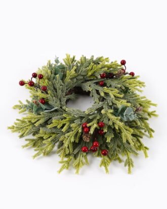 Artificial Plant 33*33cm Pine needle wreath GS-76024043 2025Feb YeahFlower is one of Chinese leading OEM manufacturers and exporters , supplying the silk flowers, wholesale artificial trees Artificial Plant 33*33cm Pine needle wreath GS-76024043 2025Feb YeahFlower is one of Chinese leading OEM manufacturers and exporters , supplying the silk flowers, wholesale artificial trees
