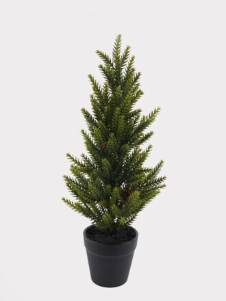 Artificial Plant 22*22*66cm Pine tree *3 in PP pot GS-10624014CT Toplary 3,000+ sqm showroom with thousands of artificial flowers, plants & trees ready for global sourcing.
