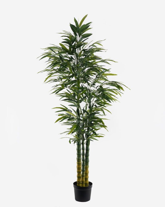 Artificial Tree 80*40*210cm Bamboo  *3 in PP pot/750 lvs GS-30424071 2024Dec YeahFlower is one of Chinese leading OEM manufacturers and exporters , supplying the silk flowers, wholesale artificial trees