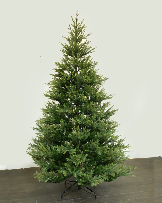 Artificial Tree 155*155*270cm PE mixed pvc tree with metal stand and warm white mini LED lights GS-77224004CT-KD 2025Feb YeahFlower is one of Chinese leading OEM manufacturers and exporters , supplying the silk flowers, wholesale artificial trees