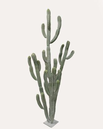 Artificial succulent 84*90*254cm  Cereus on the iron plate GS-51424042KD 2025Jan YeahFlower is one of Chinese leading OEM manufacturers and exporters , supplying the silk flowers, wholesale artificial trees