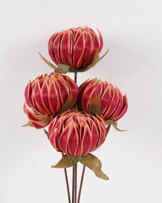 Dried Flowers 52cm Dried flower bush GS-56624146-R1 2025Jan YeahFlower is one of Chinese leading OEM manufacturers and exporters , supplying the silk flowers, wholesale artificial trees