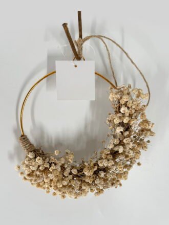 Dried Flowers 5*32cm Dried flower wreath GS-56624100 2025Jan 3,000+ sqm showroom with thousands of artificial flowers, plants & trees ready for global sourcing.