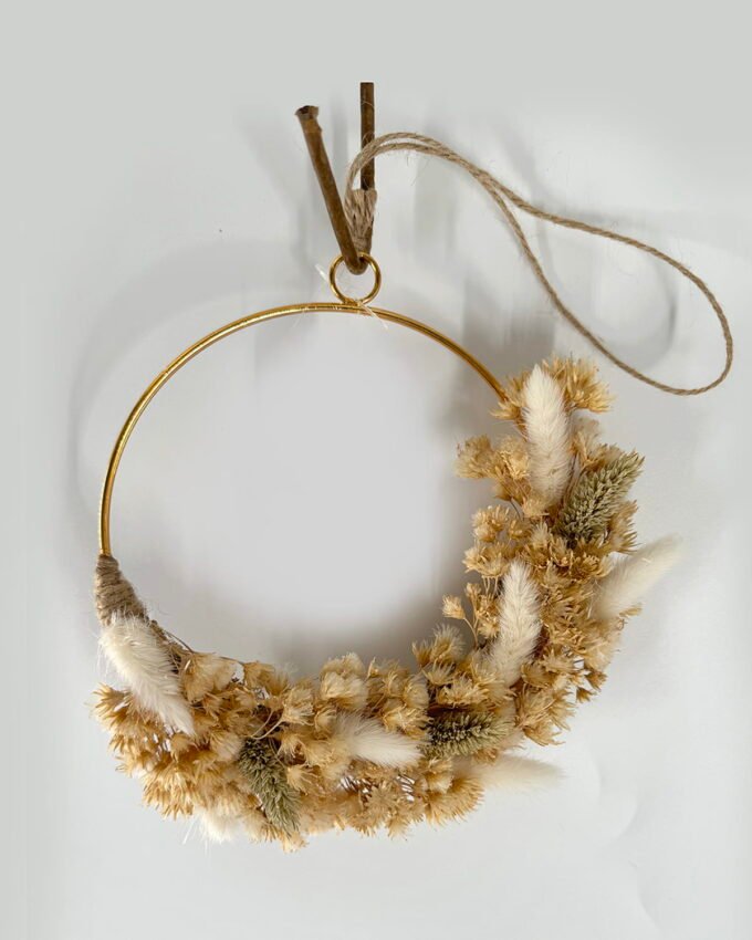 Dried Flowers 5*18cm Dried flower wreath GS-56624098 2025Jan YeahFlower is one of Chinese leading OEM manufacturers and exporters , supplying the silk flowers, wholesale artificial trees