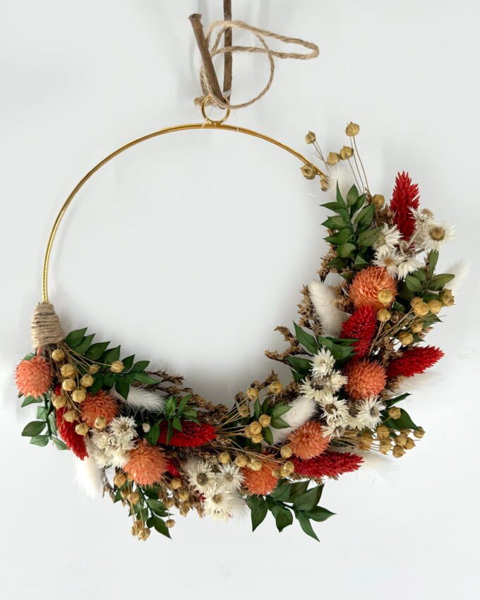 Dried Flowers 5*25cm Dried flower wreath GS-56624102 2025Jan YeahFlower is one of Chinese leading OEM manufacturers and exporters , supplying the silk flowers, wholesale artificial trees