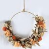 Dried Flowers 5*25cm Dried flower wreath GS-56624102 2025Jan YeahFlower is one of Chinese leading OEM manufacturers and exporters , supplying the silk flowers, wholesale artificial trees