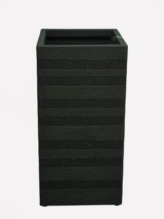 Fiberglass Indoor Outdoor Elegant Planter 40X40X60cm FRIP pot GS-76924002 2025Feb 3,000+ sqm showroom with thousands of artificial flowers, plants & trees ready for global sourcing.