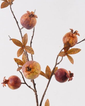 Artificial Branch fruit 75cm Pomegranate *5 single stem GS-77625005DUP-O1 2025Apr YeahFlower is one of Chinese leading OEM manufacturers and exporters , supplying the silk flowers, wholesale artificial trees