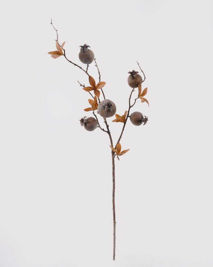 Artificial Branch fruit 75cm Pomegranate *5 single stem GS-77625005DUP 2025Apr YeahFlower is one of Chinese leading OEM manufacturers and exporters , supplying the silk flowers, wholesale artificial trees