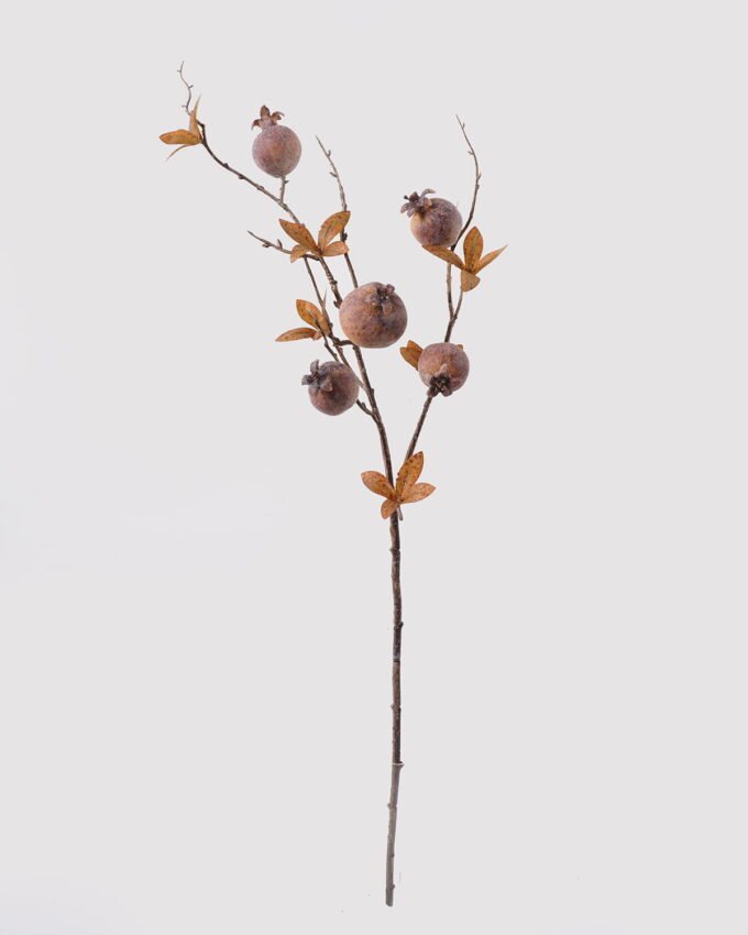 Artificial Branch fruit 75cm Pomegranate *5 single stem GS-77625005DUP 2025Apr YeahFlower is one of Chinese leading OEM manufacturers and exporters , supplying the silk flowers, wholesale artificial trees