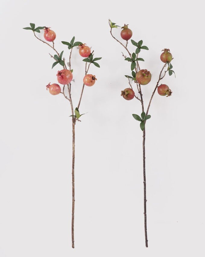 Artificial Branch fruit 78cm Pomegranate *5 single stem GS-77625009DUP 2025Apr YeahFlower is one of Chinese leading OEM manufacturers and exporters , supplying the silk flowers, wholesale artificial trees