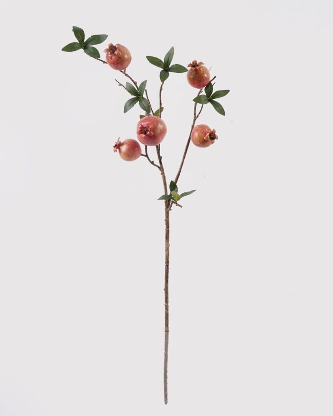 Artificial Branch fruit 78cm Pomegranate *5 single stem GS-77625009DUP 2025Apr YeahFlower is one of Chinese leading OEM manufacturers and exporters , supplying the silk flowers, wholesale artificial trees