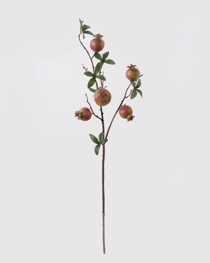 Artificial Branch fruit 78cm Pomegranate *5 single stem GS-77625009DUP 2025Apr YeahFlower is one of Chinese leading OEM manufacturers and exporters , supplying the silk flowers, wholesale artificial trees