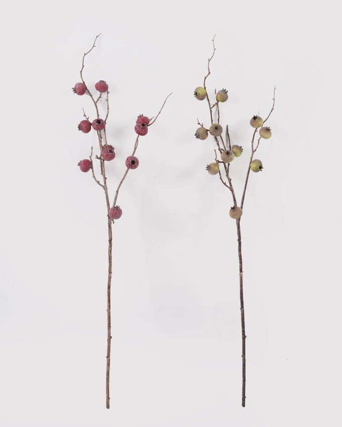 Artificial Branch fruit 80cm Hawthorn *11 single stem GS-77625011DUP 2025Apr YeahFlower is one of Chinese leading OEM manufacturers and exporters , supplying the silk flowers, wholesale artificial trees
