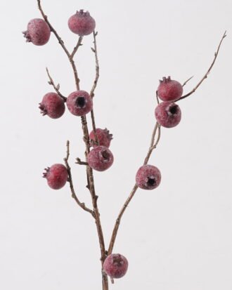 Artificial Branch fruit 80cm Hawthorn *11 single stem GS-77625011DUP 2025Apr YeahFlower is one of Chinese leading OEM manufacturers and exporters , supplying the silk flowers, wholesale artificial trees