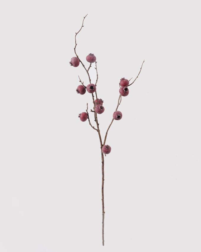 Artificial Branch fruit 80cm Hawthorn *11 single stem GS-77625011DUP 2025Apr YeahFlower is one of Chinese leading OEM manufacturers and exporters , supplying the silk flowers, wholesale artificial trees