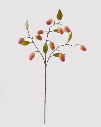 Artificial Branch fruit 85cm Mango *10 single stem GS-77625006DUP-O1 2025Apr YeahFlower is one of Chinese leading OEM manufacturers and exporters , supplying the silk flowers, wholesale artificial trees