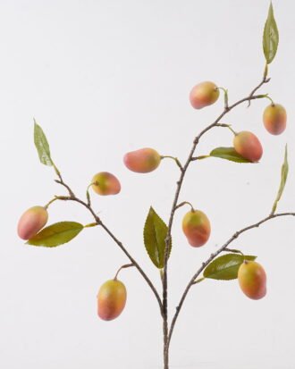 Artificial Branch fruit 85cm Mango *10 single stem GS-77625006DUP-O1 2025Apr YeahFlower is one of Chinese leading OEM manufacturers and exporters , supplying the silk flowers, wholesale artificial trees
