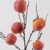Artificial Branch fruit 95cm Persimmon *5 single stem GS-77625010DUP 2025Apr YeahFlower is one of Chinese leading OEM manufacturers and exporters , supplying the silk flowers, wholesale artificial trees