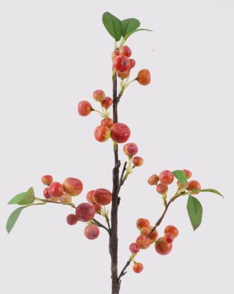 Artificial Branch fruit 17*17*56cm Apple single stem/3 lvs GS-57724007-O1 2025Mar YeahFlower is one of Chinese leading OEM manufacturers and exporters , supplying the silk flowers, wholesale artificial trees