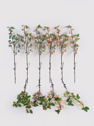 Artificial Branch fruit 19*19*62cm Eucalyptus fruit single stem GS-57724005-G1 2025Mar 3,000+ sqm showroom with thousands of artificial flowers, plants & trees ready for global sourcing.