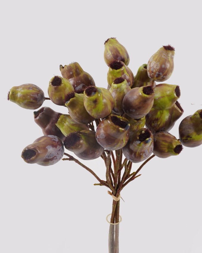 Artificial Branch fruit 18*18*35cm Eucalyptus fruit *5 bush GS-57724003-Z1 2025Mar YeahFlower is one of Chinese leading OEM manufacturers and exporters , supplying the silk flowers, wholesale artificial trees