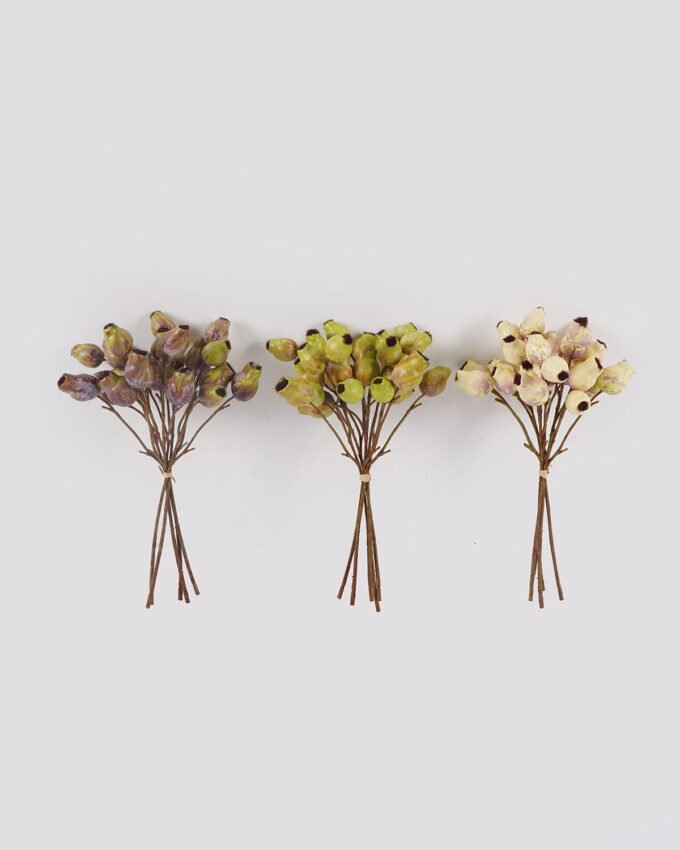 Artificial Branch fruit 18*18*35cm Eucalyptus fruit *5 bush GS-57724003 2025Mar YeahFlower is one of Chinese leading OEM manufacturers and exporters , supplying the silk flowers, wholesale artificial trees