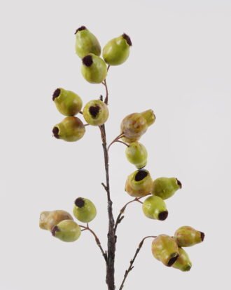 Artificial Branch fruit 19*19*62cm Eucalyptus fruit single stem GS-57724005-G1 2025Mar YeahFlower is one of Chinese leading OEM manufacturers and exporters , supplying the silk flowers, wholesale artificial trees