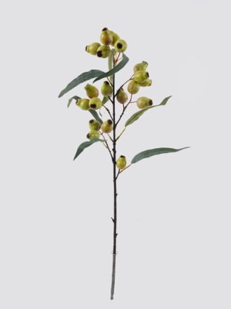 Artificial Branch fruit 19*19*78cm Eucalyptus fruit single stem GS-57724011 2025Mar 3,000+ sqm showroom with thousands of artificial flowers, plants & trees ready for global sourcing.