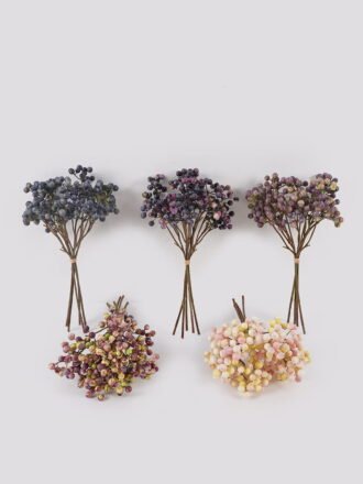 Artificial Branch fruit 16*16*34cm Fruit *5 bush GS-57724001-Z1 2025Mar 3,000+ sqm showroom with thousands of artificial flowers, plants & trees ready for global sourcing.
