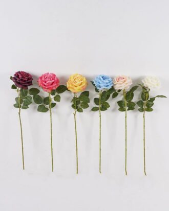 Artificial Flower 12cm*65cm Rose single stem GS-64725003DUP 2025Mar YeahFlower is one of Chinese leading OEM manufacturers and exporters , supplying the silk flowers, wholesale artificial trees