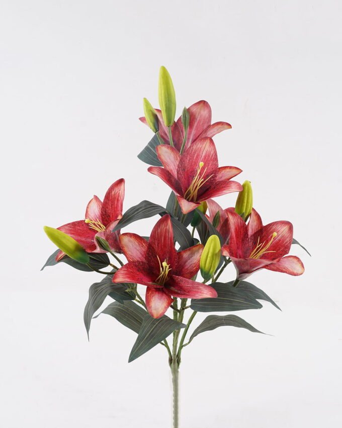 Artificial Flower 28*28**65cm Lilies *5 bush GS-64725005DUP 2025Mar YeahFlower is one of Chinese leading OEM manufacturers and exporters , supplying the silk flowers, wholesale artificial trees