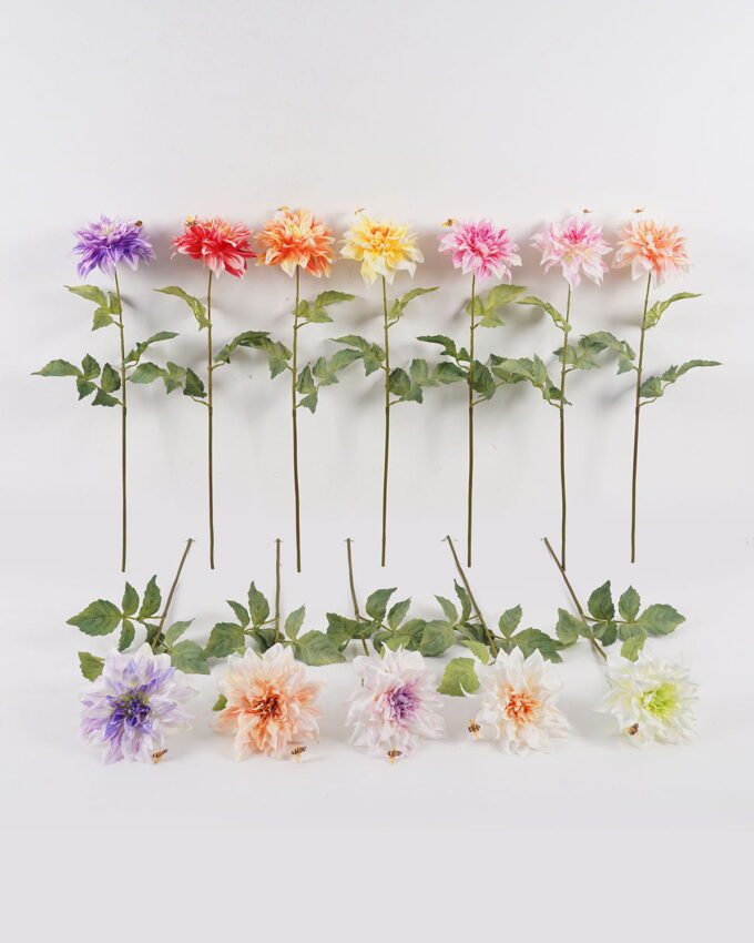 Artificial Flower 20*20*64cm Garden dahlia single stem GS-71225003 2025Mar YeahFlower is one of Chinese leading OEM manufacturers and exporters , supplying the silk flowers, wholesale artificial trees