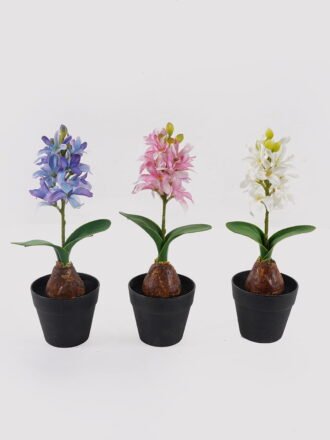 Artificial Flower 32*11*40cm Orchid in Cement pot GS-03324052 2025Mar 3,000+ sqm showroom with thousands of artificial flowers, plants & trees ready for global sourcing.