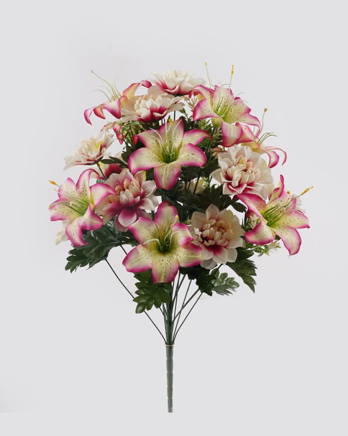 Artificial Flower LILY&DAHLIA BUSH*24 GS-00823001 2025Mar YeahFlower is one of Chinese leading OEM manufacturers and exporters , supplying the silk flowers, wholesale artificial trees