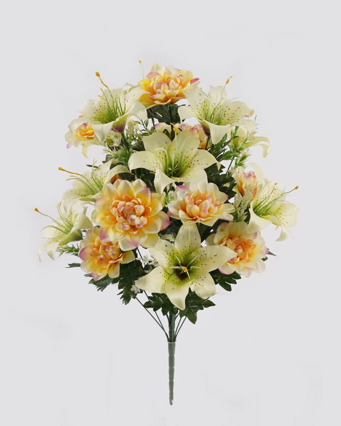 Artificial Flower LILY&DAHLIA BUSH*24 GS-00823001 2025Mar YeahFlower is one of Chinese leading OEM manufacturers and exporters , supplying the silk flowers, wholesale artificial trees