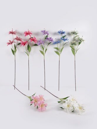 Artificial Flower 86*14*9cm Lily *3 single stem GS-77825003DUP-K1 2025Apr 3,000+ sqm showroom with thousands of artificial flowers, plants & trees ready for global sourcing.