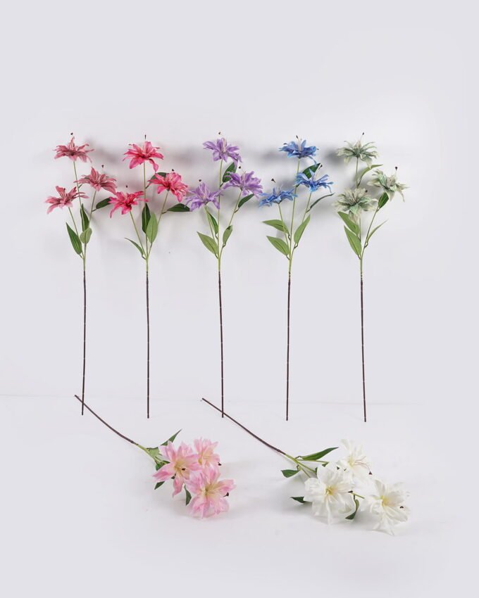Artificial Flower 86*14*9cm Lily *3 single stem GS-77825003DUP 2025Apr YeahFlower is one of Chinese leading OEM manufacturers and exporters , supplying the silk flowers, wholesale artificial trees