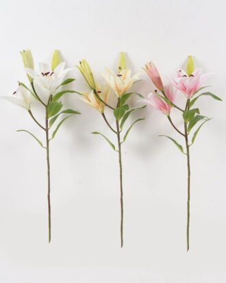 Artificial Flower Lily *4 spray GS-00525003DUP 2025Mar YeahFlower is one of Chinese leading OEM manufacturers and exporters , supplying the silk flowers, wholesale artificial trees