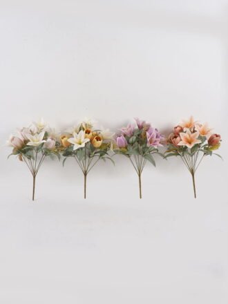 Artificial Flower Lily&tulip *11 bush GS-00525009DUP-Z1 2025Mar 3,000+ sqm showroom with thousands of artificial flowers, plants & trees ready for global sourcing.