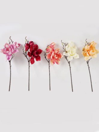 Artificial Flower 16*16*73cm Magnolia denudata *3 single stem GS-58825001-Y1 2025Mar 3,000+ sqm showroom with thousands of artificial flowers, plants & trees ready for global sourcing.